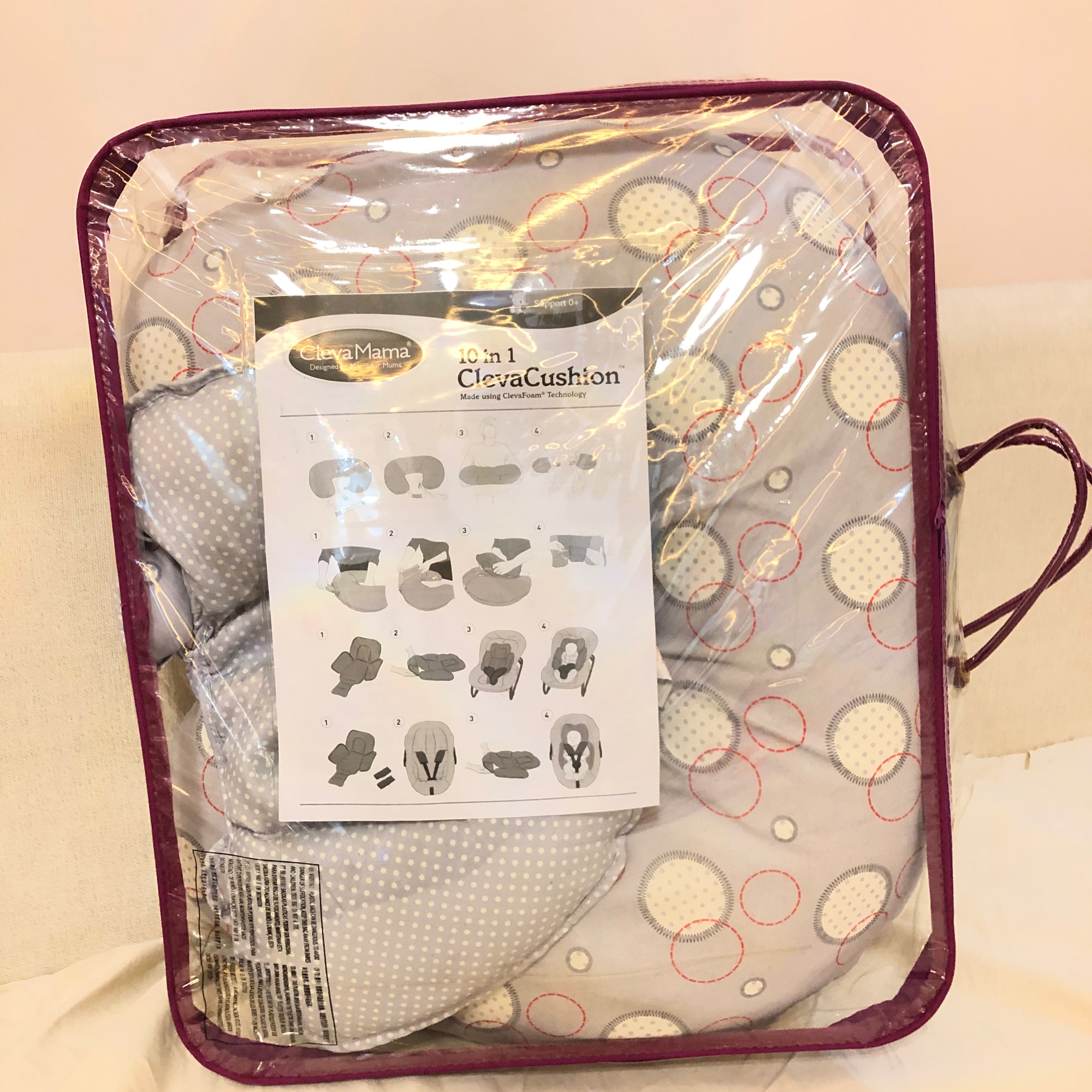 clevamama clevacushion 10in1 nursing pillow