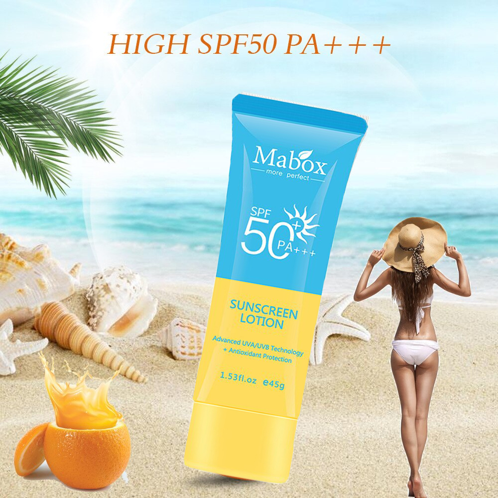 Sunscreen Spf 50 Facial And Body Cream Sunblock Moisturizing Whitening Protection Face Body 1746