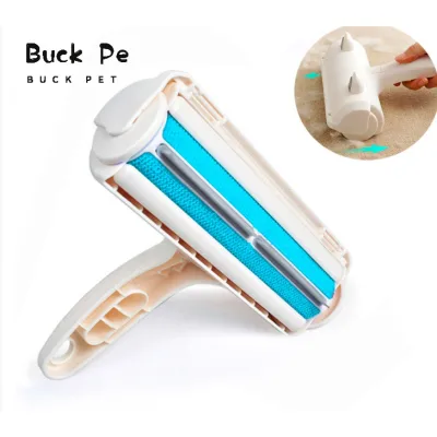 ♥BUCK PET♥ Pet Hair Remover Roller Dog Cat Hair Cleaning Brush Removing Dog Cat Hair From Furniture Carpets Clothing Self-Cleaning Lint pet comb dog comb cat brush pet hair remover roller pet comb dog comb