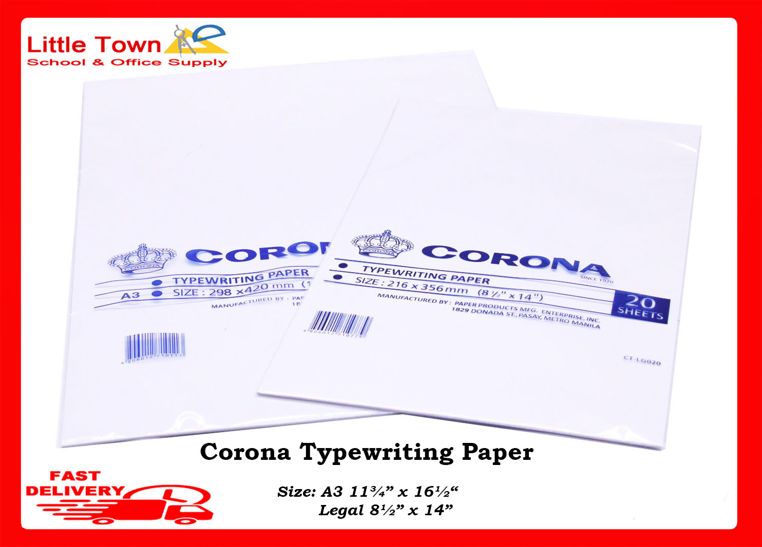 Corona Typewriting paper 20sheets | Lazada PH
