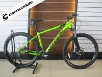 green cannondale mountain bike