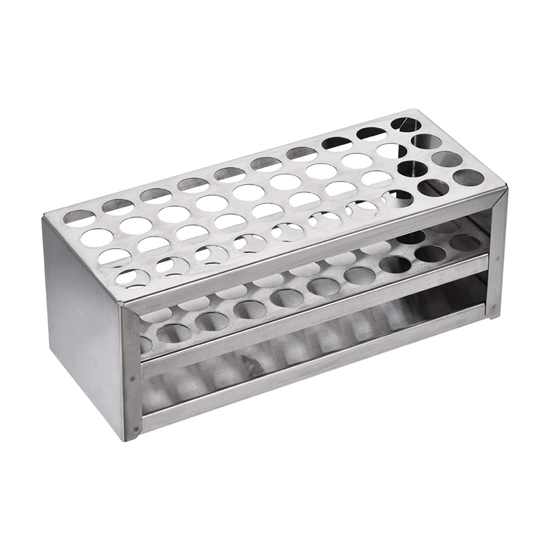 14Mm 40 Hole Aluminum Test Tube Rack Multifunctional Laboratory Test