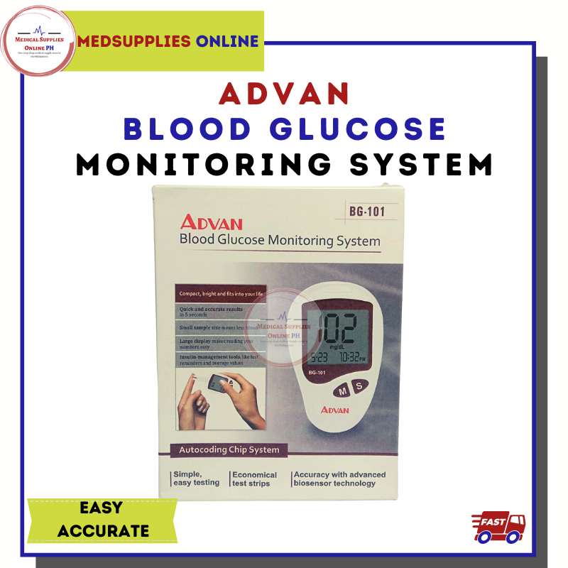 Advan Blood Glucose Monitoring System Lazada PH