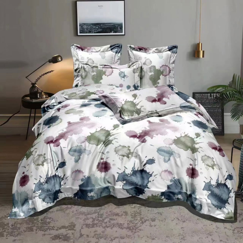 Home Heaven bedsheet 3 in 1 set on sale Watercolor Splash (1pc Bedsheet