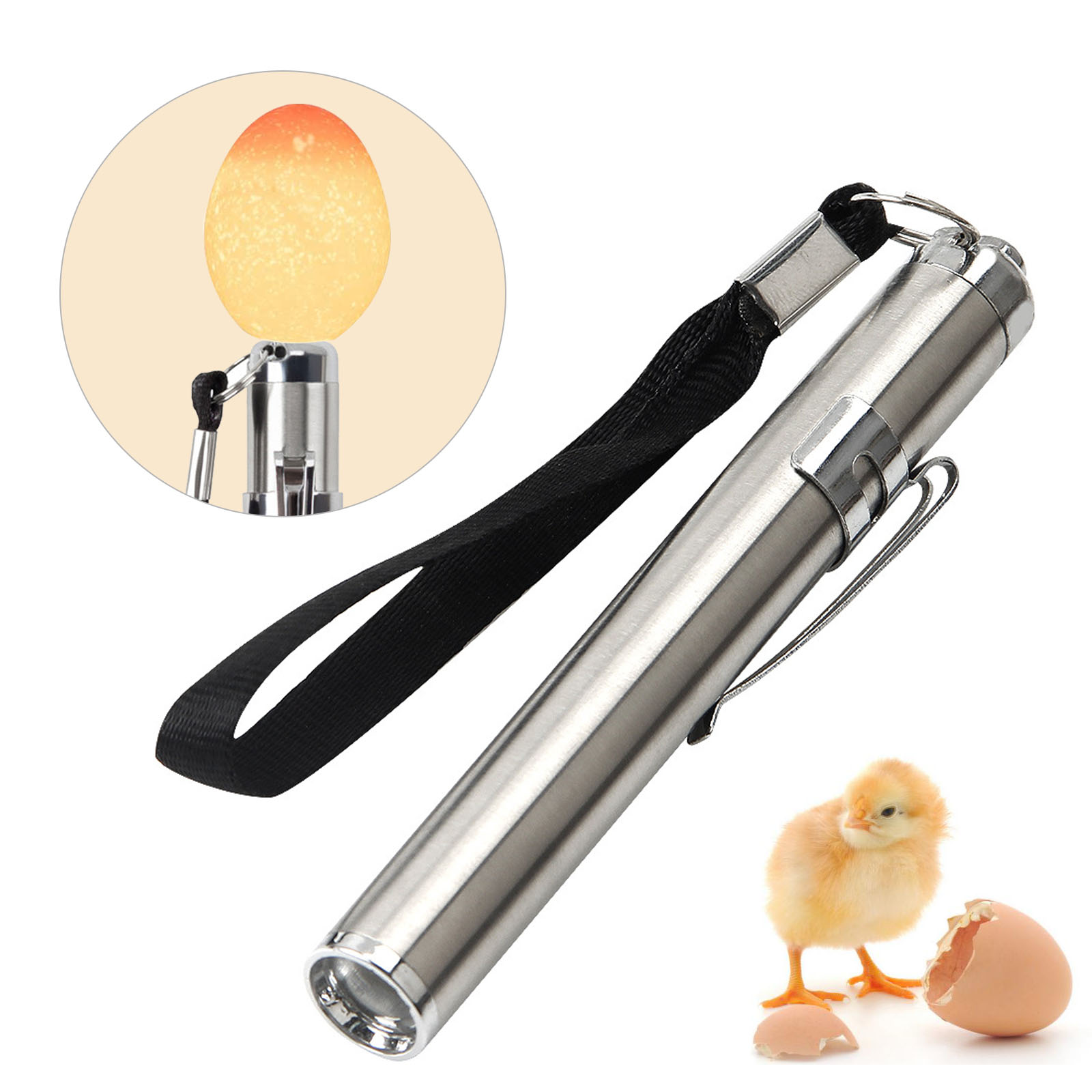 Incubator Egg Candling light Pen Tester Egg Candling lamp LED Super