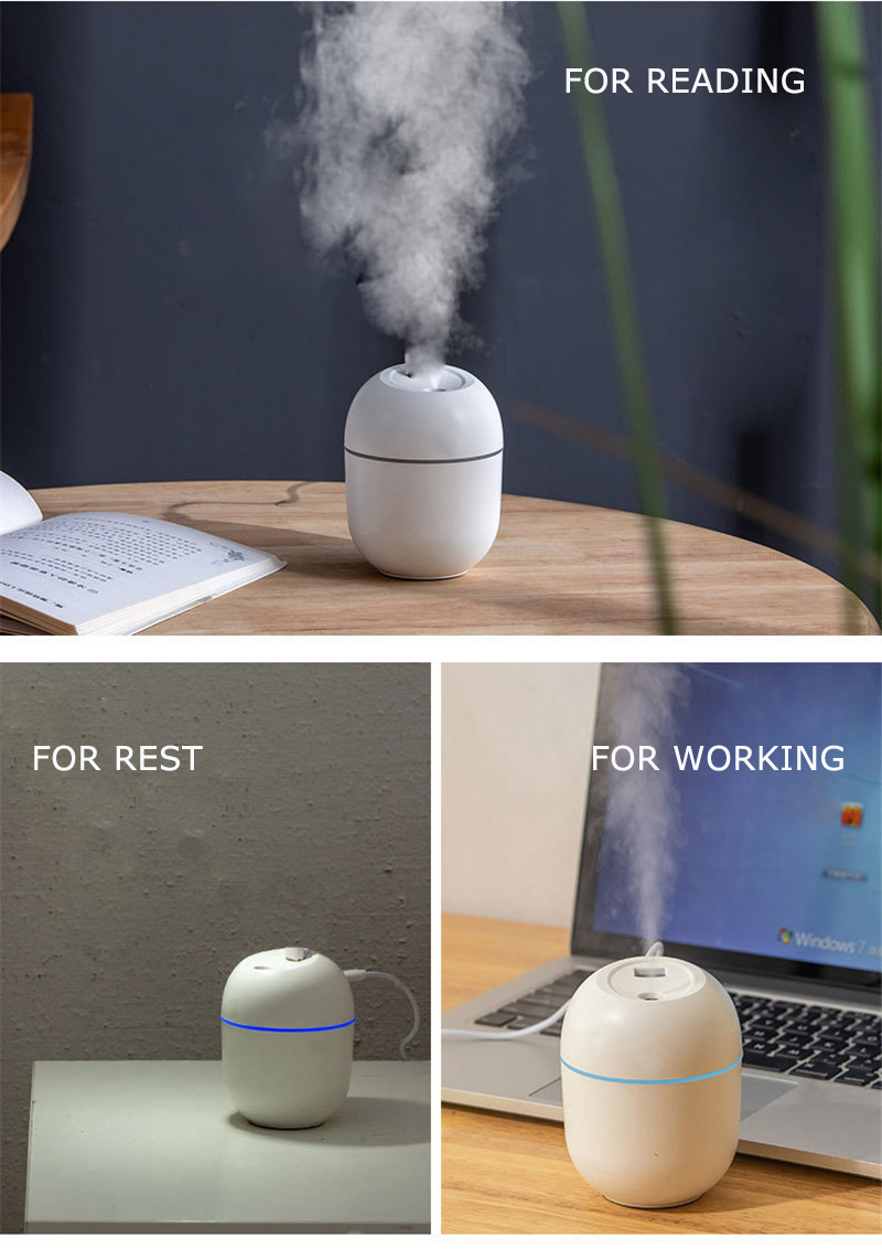 USB Portable Mini Humidifier with Essential Oil Diffuser