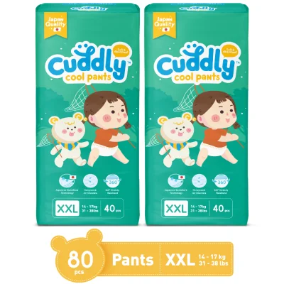 Cuddly Japanese Cool Pants Diaper XXL 80s (40x2 Packs)
