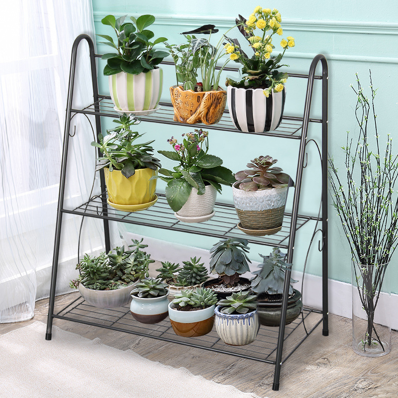 3 layer Pots for Plants On Sale BlaCK Plant Rack Stand Plant Rack Stand