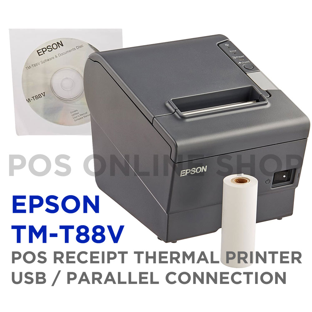 EPSON TM-T88V Thermal POS Receipt Printer USB / Parallel Connection ...