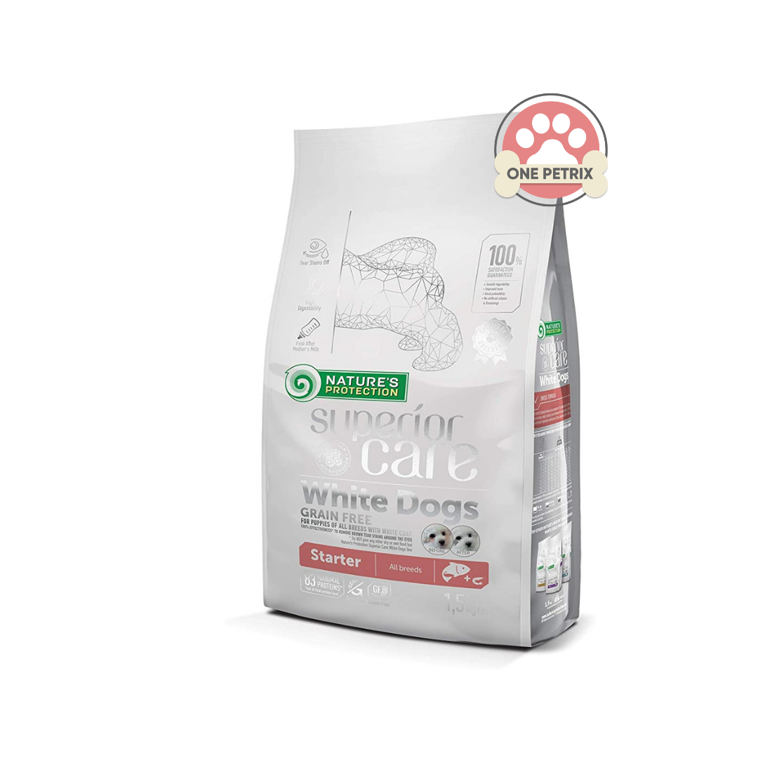 Nature's Protection Superior Care White Dogs Starter Puppy Dog Food