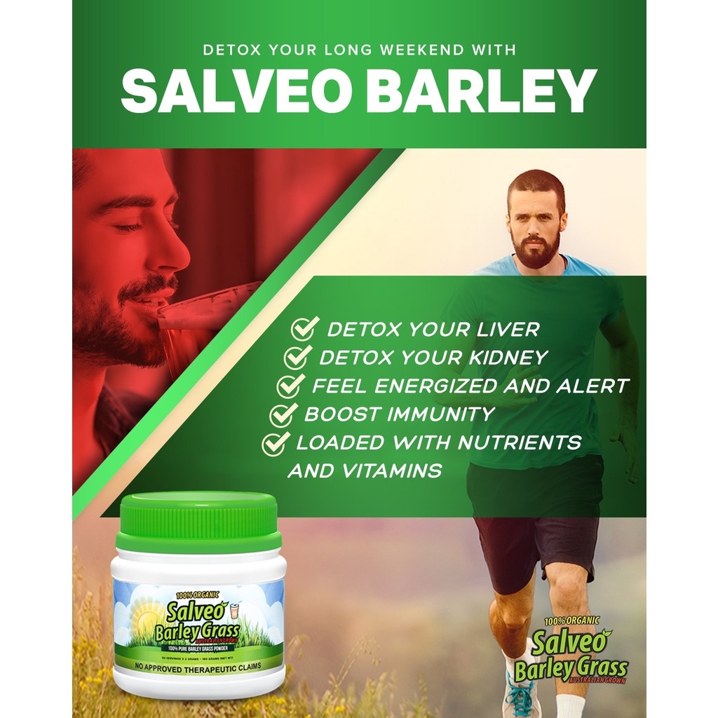 Salveo Barley Grass Original Salveo Organic Barley Grass Juice Powder