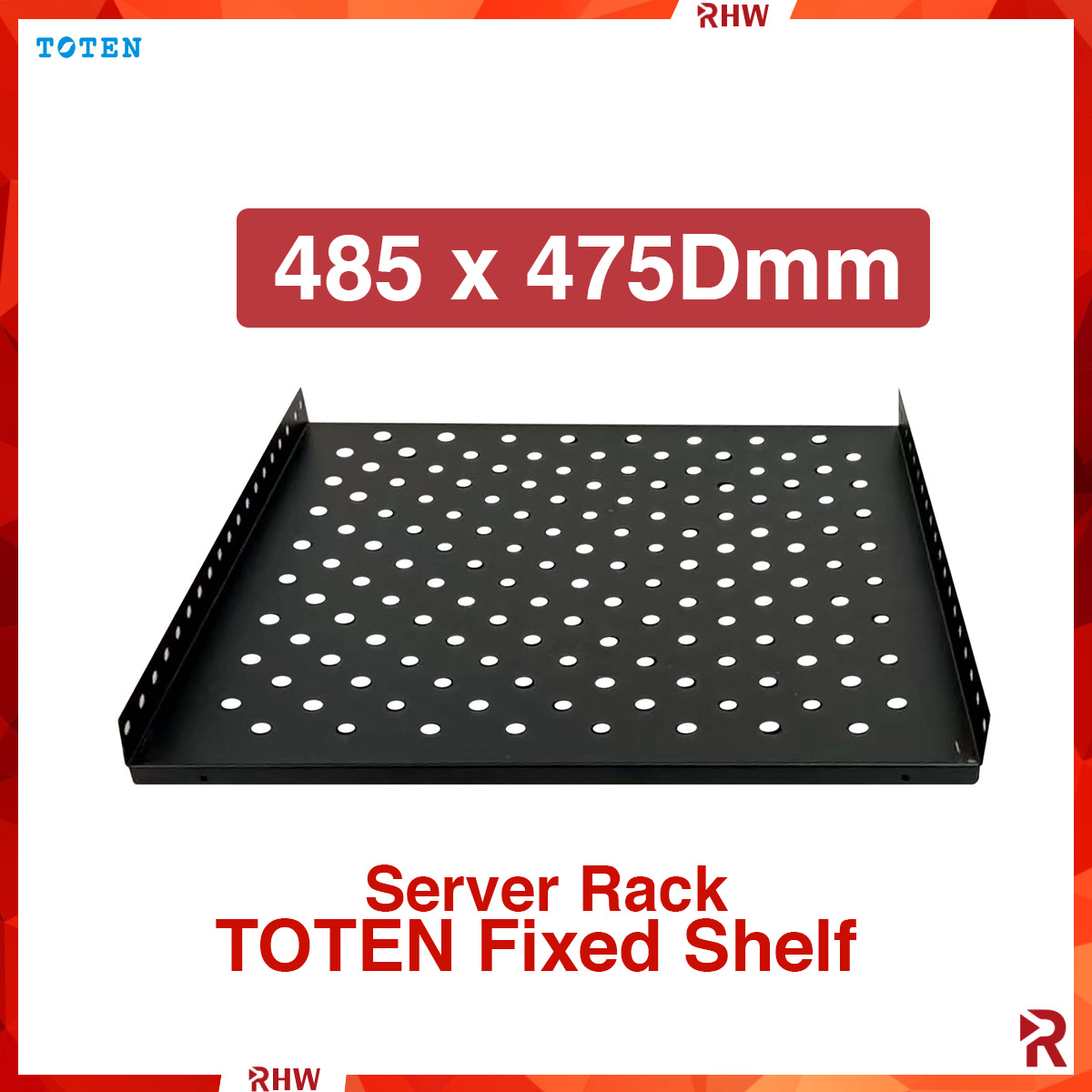 42U Server Rack Fixed Shelf for Rack servers size 485W*475mmD
