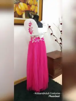 pink filipiniana dress