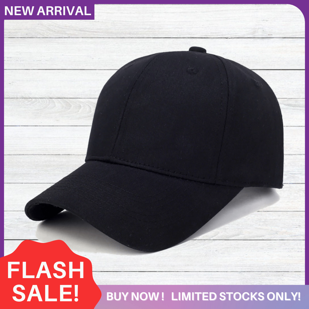 Plain black store hats for sale