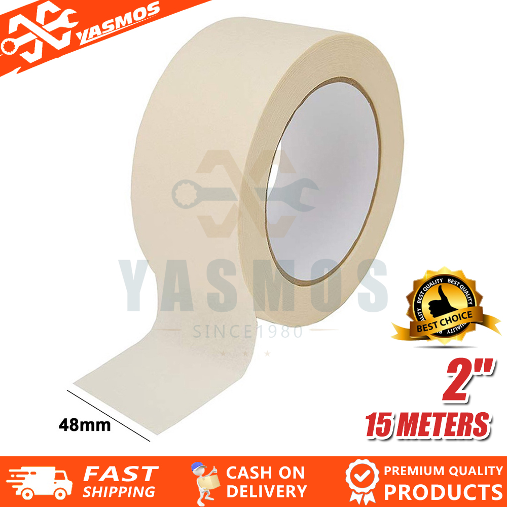 2'' Masking Tape 15Meter Multi-Surface Painters Tape,Thin Masking Tape ...