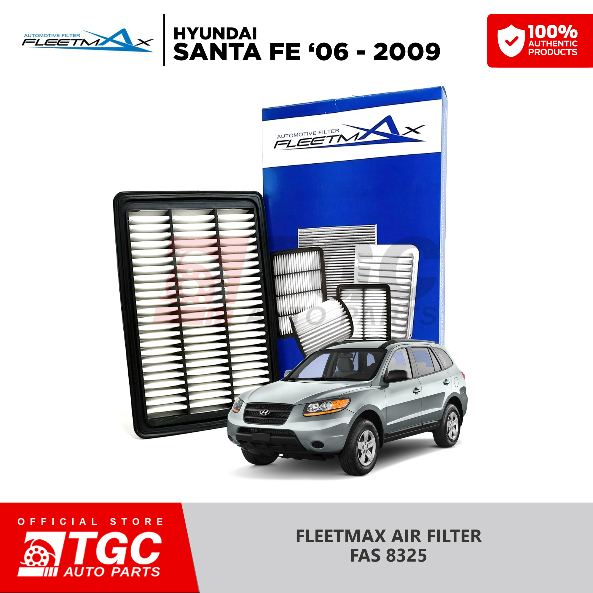 Cool Air Filter For Hyundai Santa Fe Gallery