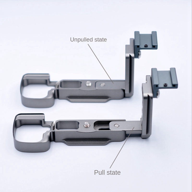 Quick Release L Plate Camera Bracket for Sony A6400 A6300 A6100 Handle Vertical L-Shaped Bracket with Hot Shoe Base