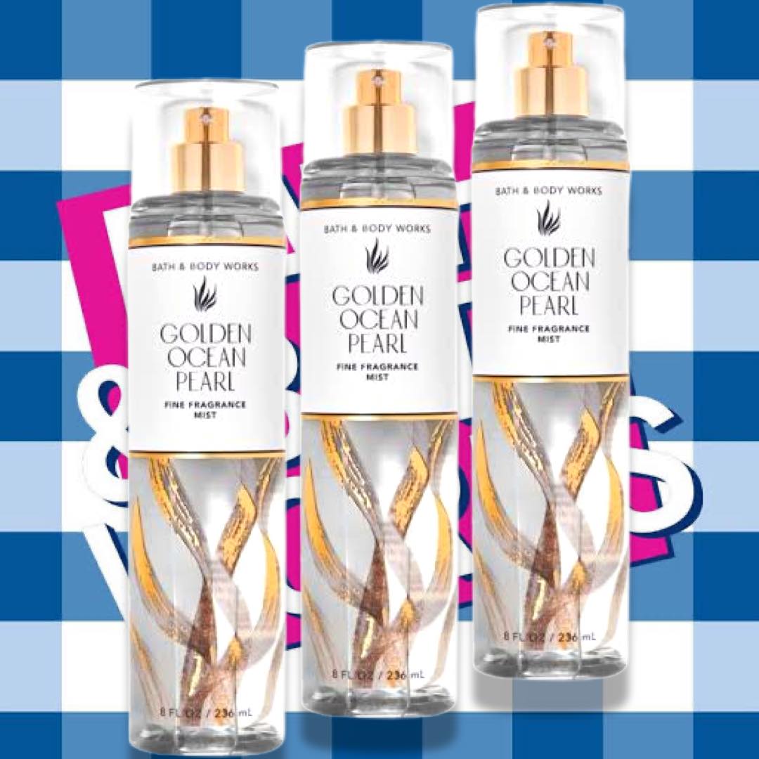 Golden Ocean Pearl Bath and Body Works BBW Fine Fragrance Mist 236ml