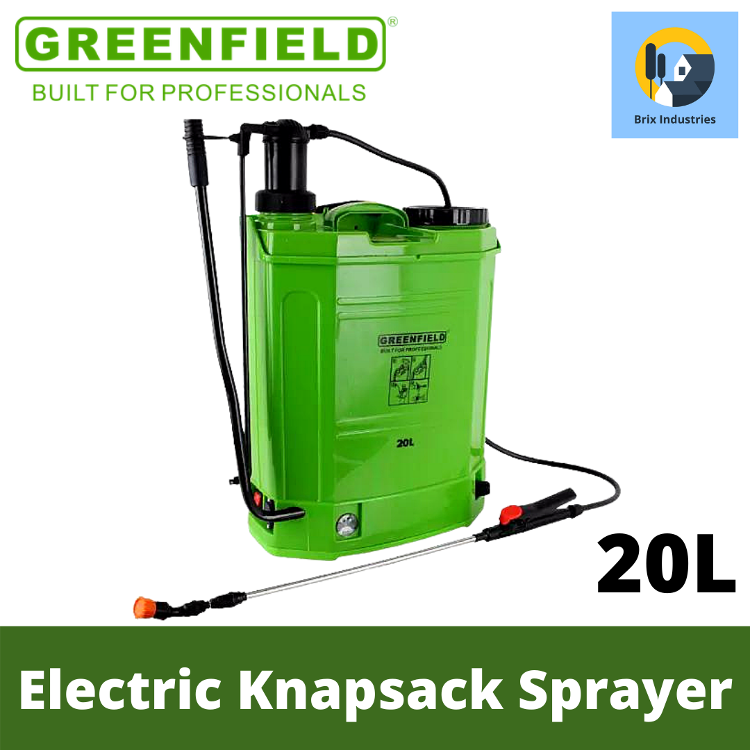 Greenfield 2 in 1 Electric Knapsack Sprayer 20L Capacity Rechargeable ...