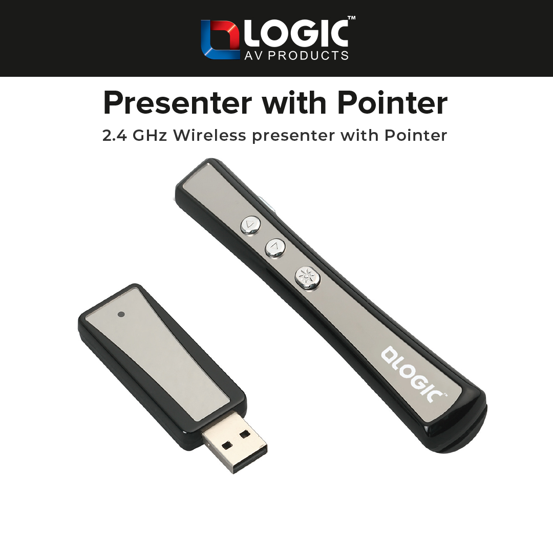 Logic AV LP702 LOGIC 2.4 GHz Wireless presenter with Pointer Lazada PH