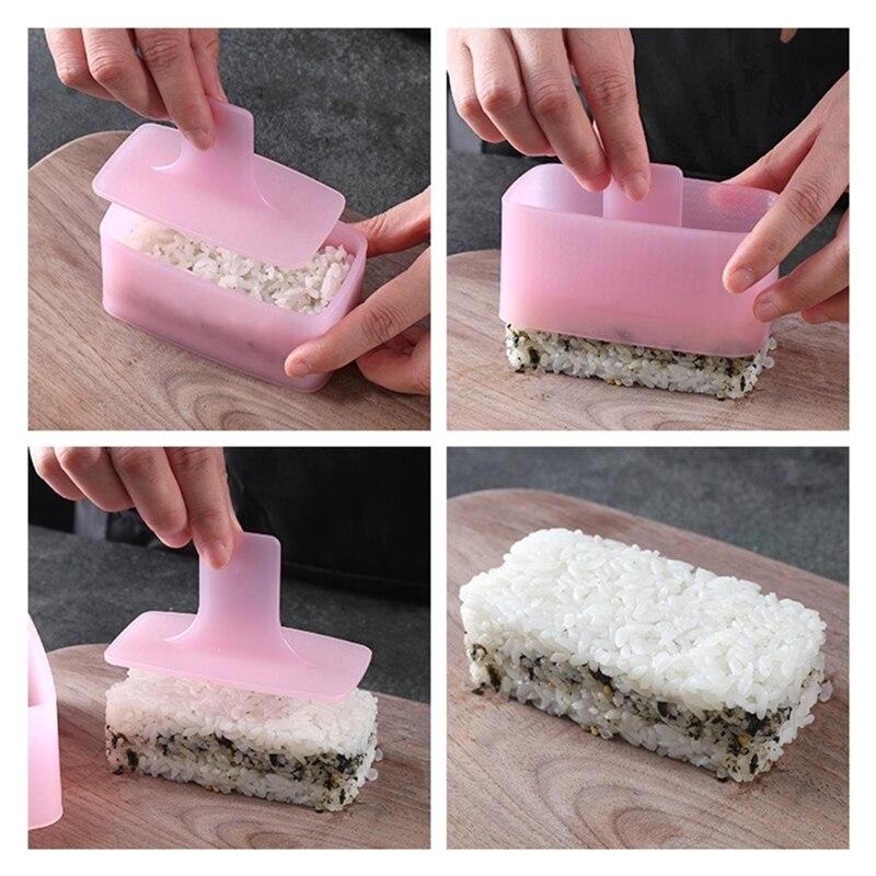 Hedume Set of 6 Non-Stick Sushi Making Kit, Musubi Maker Press with Small  Rice Paddle, None Toxic, BPA Free Spam Musubi Mold, Make Your Own Sushi
