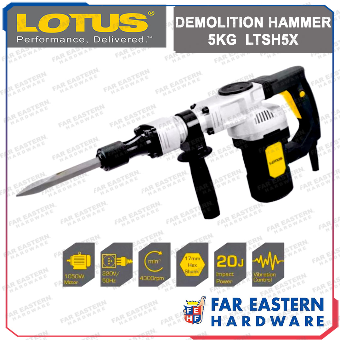LOTUS LTSH5X Demolition Hammer 5kg 
