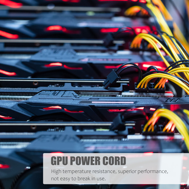 FICUESTORE【Ready Stock】 10 Chiếc Đồ Họa Thay Thế Chắc Chắn Thiết Thực Dây Nguồn GPU Dây Cáp Cấp Điện GPU...