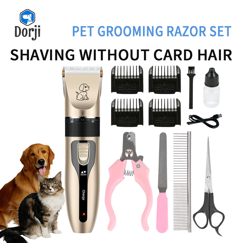 Razor for Dogs Pet Hair Clipper Pet Grooming Kit for Dog Low-noise Electric  Clippers set