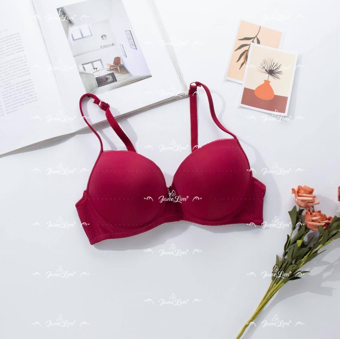 COD Breast Gathering Push-Up Full Cup Bra with Underwire Cup B #18838 ...