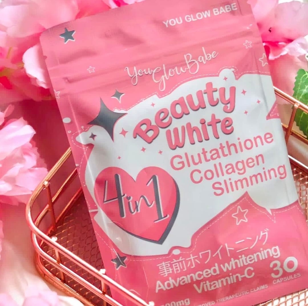 You Glow Babe Beauty White 4 in 1 Glutathione Collagen Slimming Capsule You  Glowbabe - Lazada | Lazada PH