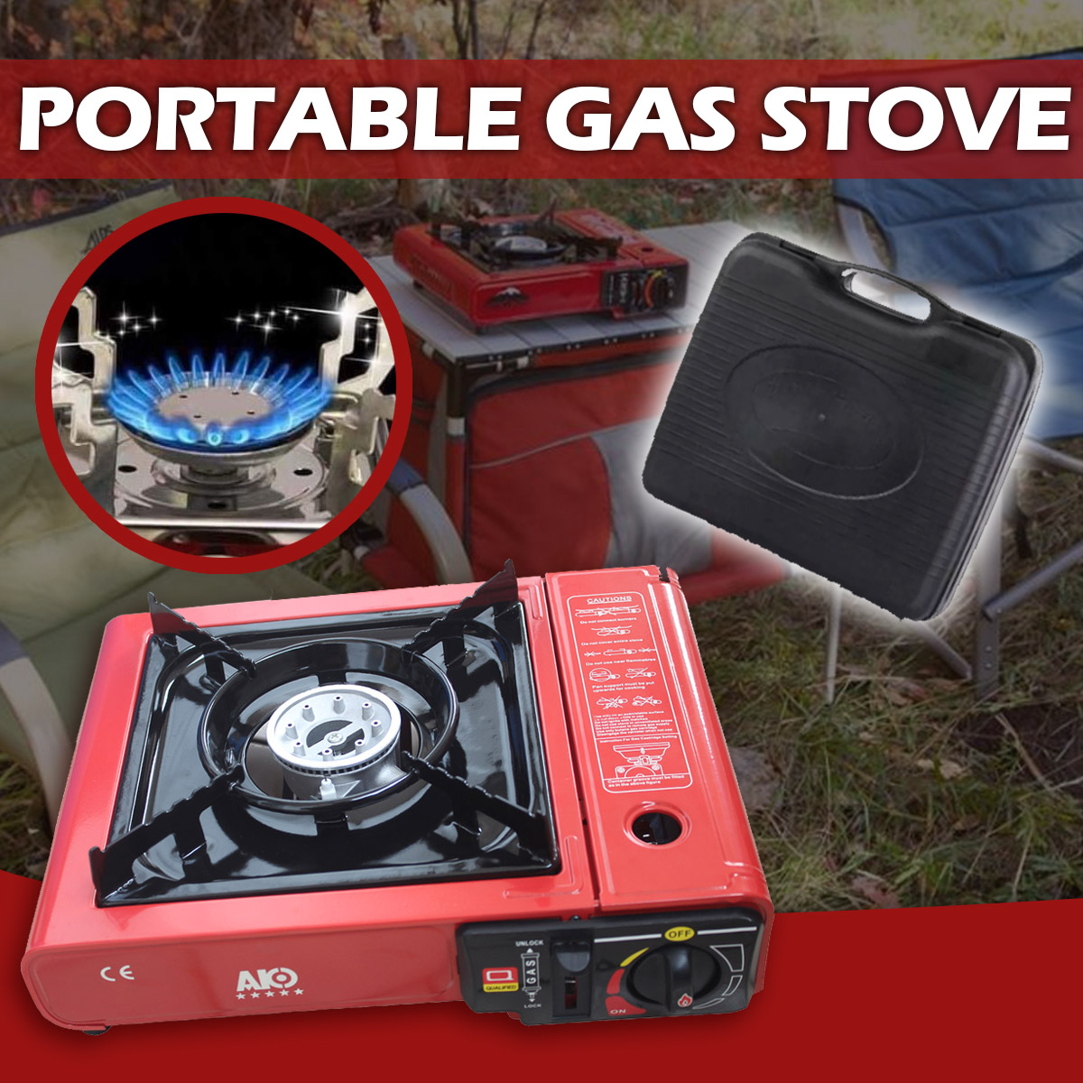 High Quality Durable Portable Butane Gas Stove Indoor Outdoor Gas Stove