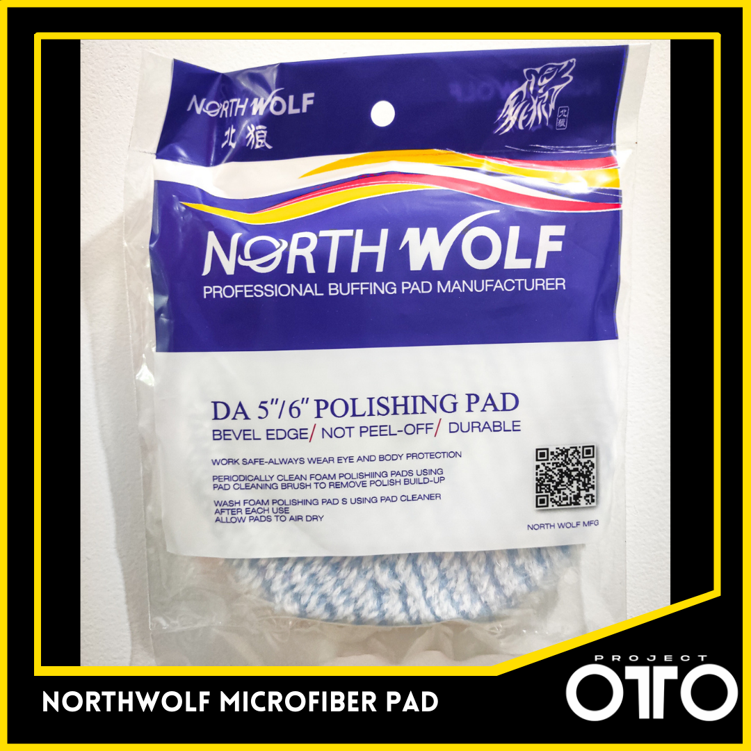 Northwolf 5" Compounding White Microfiber Pads / Detailing Heavy