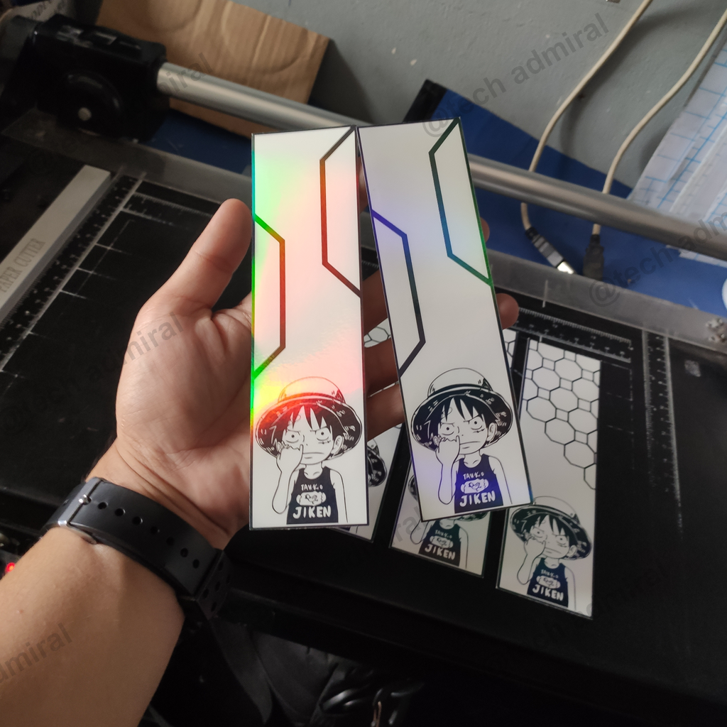 Alloy Top Box Sticker Waterproof Luffy Bully (HOLOGRAPHIC) Lazada PH