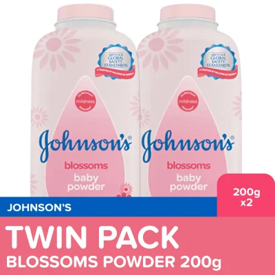 [PROMO] Johnson's Blossoms Baby Powder 200g Twin Pack