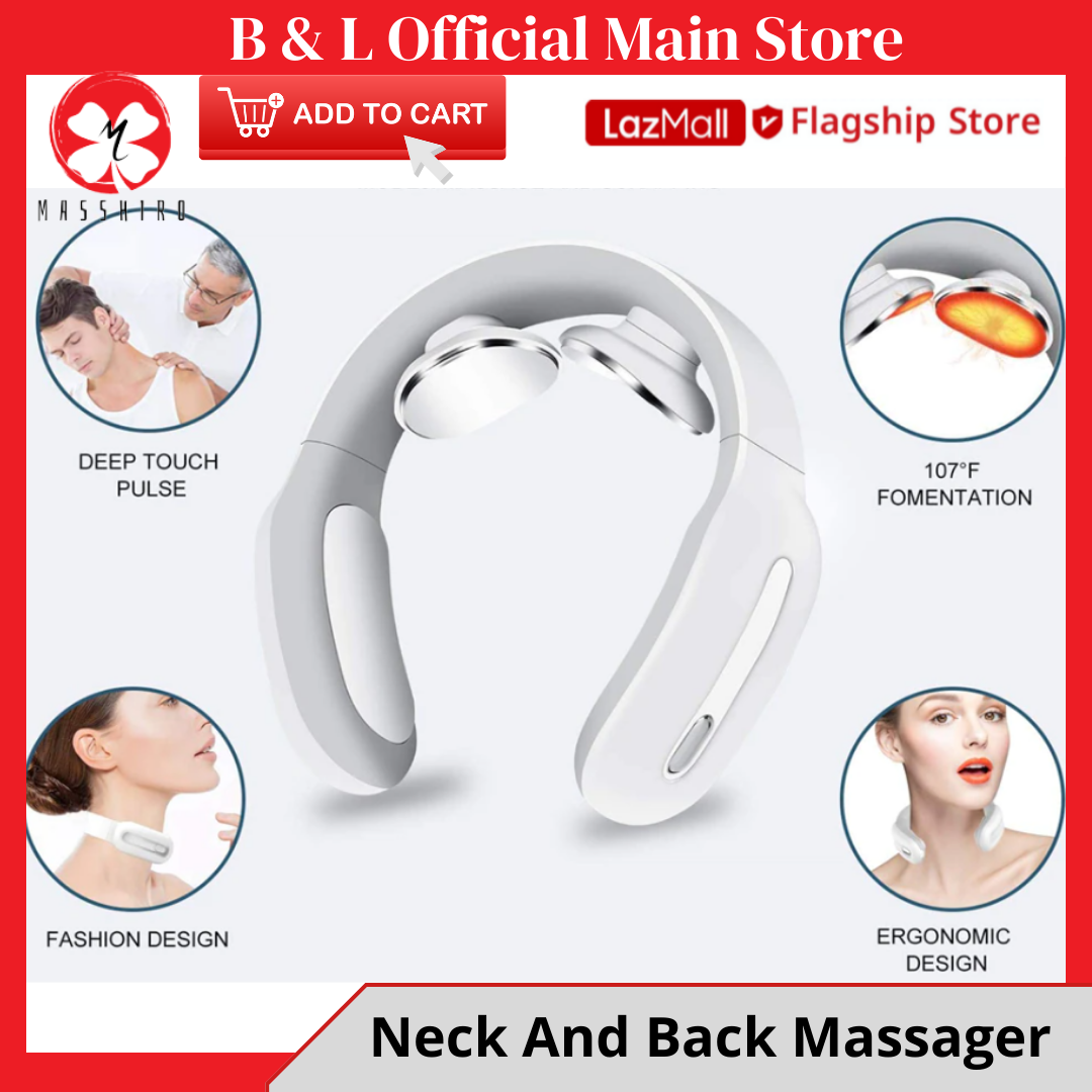 😍 BEST DEAL Battery Operated Smart Neck Massager Cervical spine ...