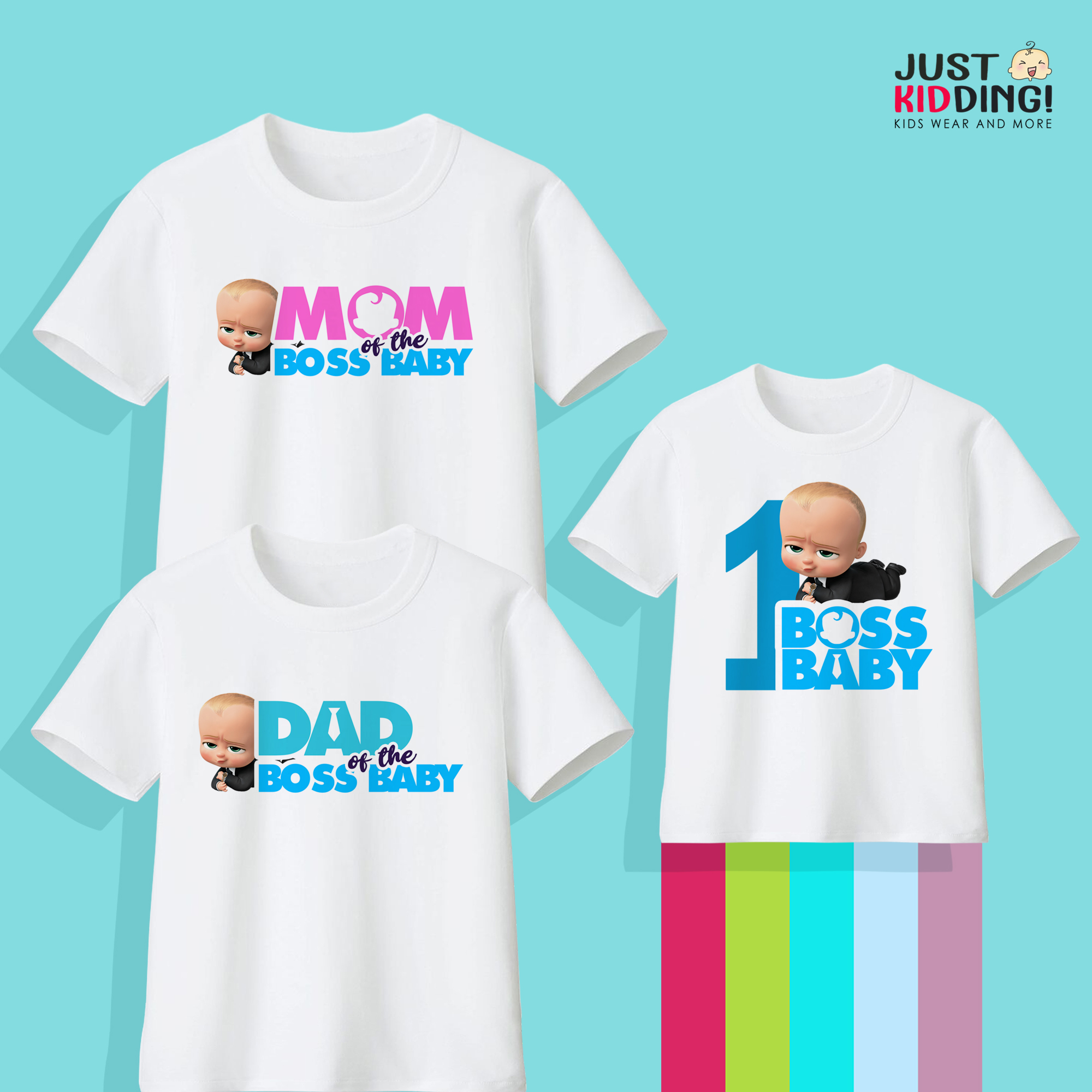boss baby family birthday shirts