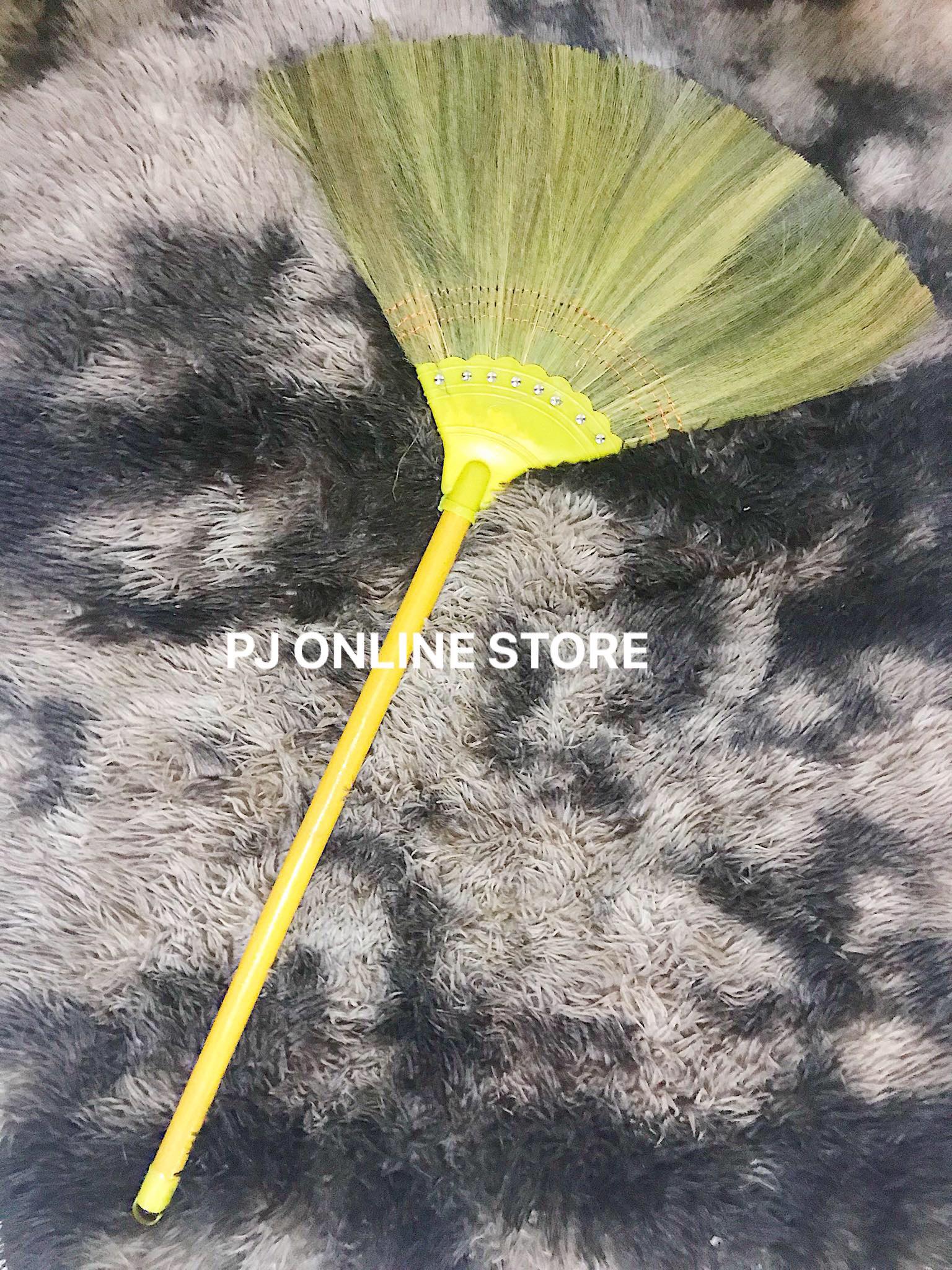 Grass Broom with long wood like handle Lazada PH