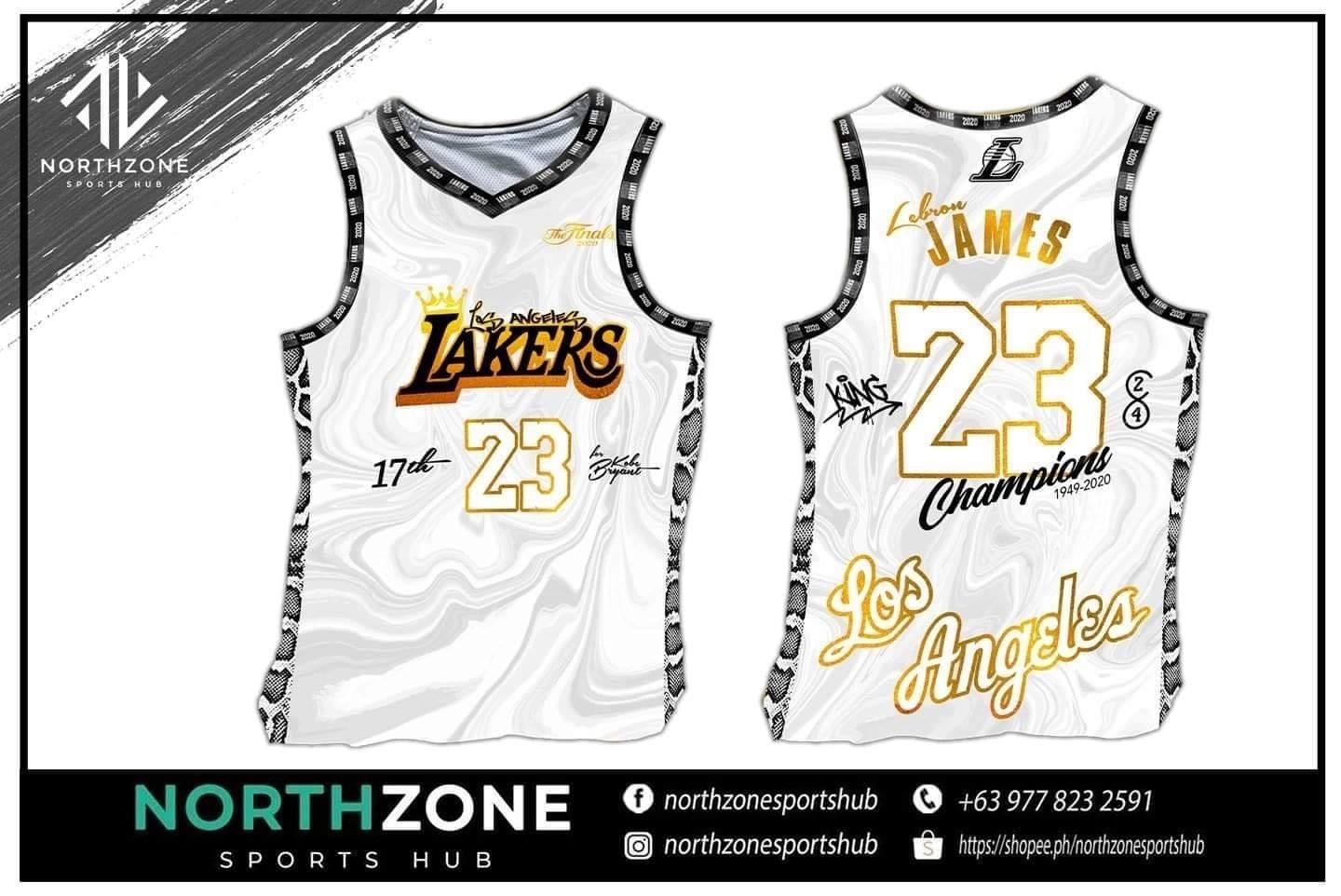 Subliminator Los Angeles Lakers Basketball Jersey