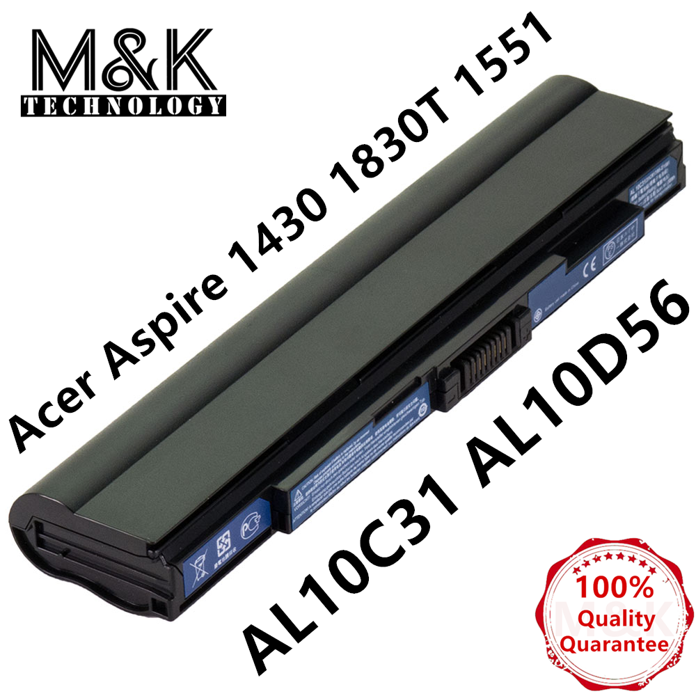 siguiente baño cesar Original MK Laptop Battery For Acer Aspire 721 1830 1830T 1430 1551 AS1551  MS2296 AL10C31 AL10D56 | Lazada PH