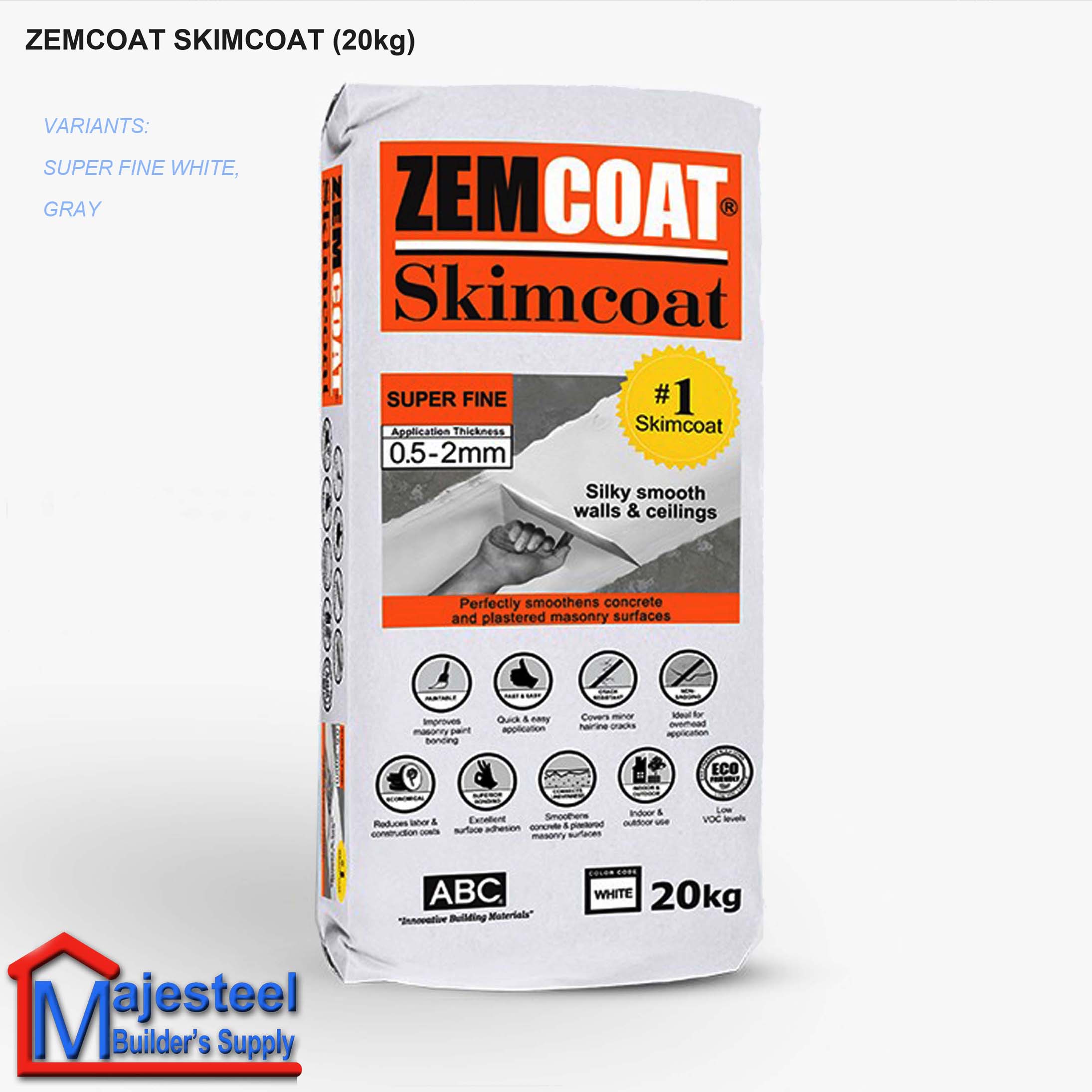 skim coat exterior concrete wall