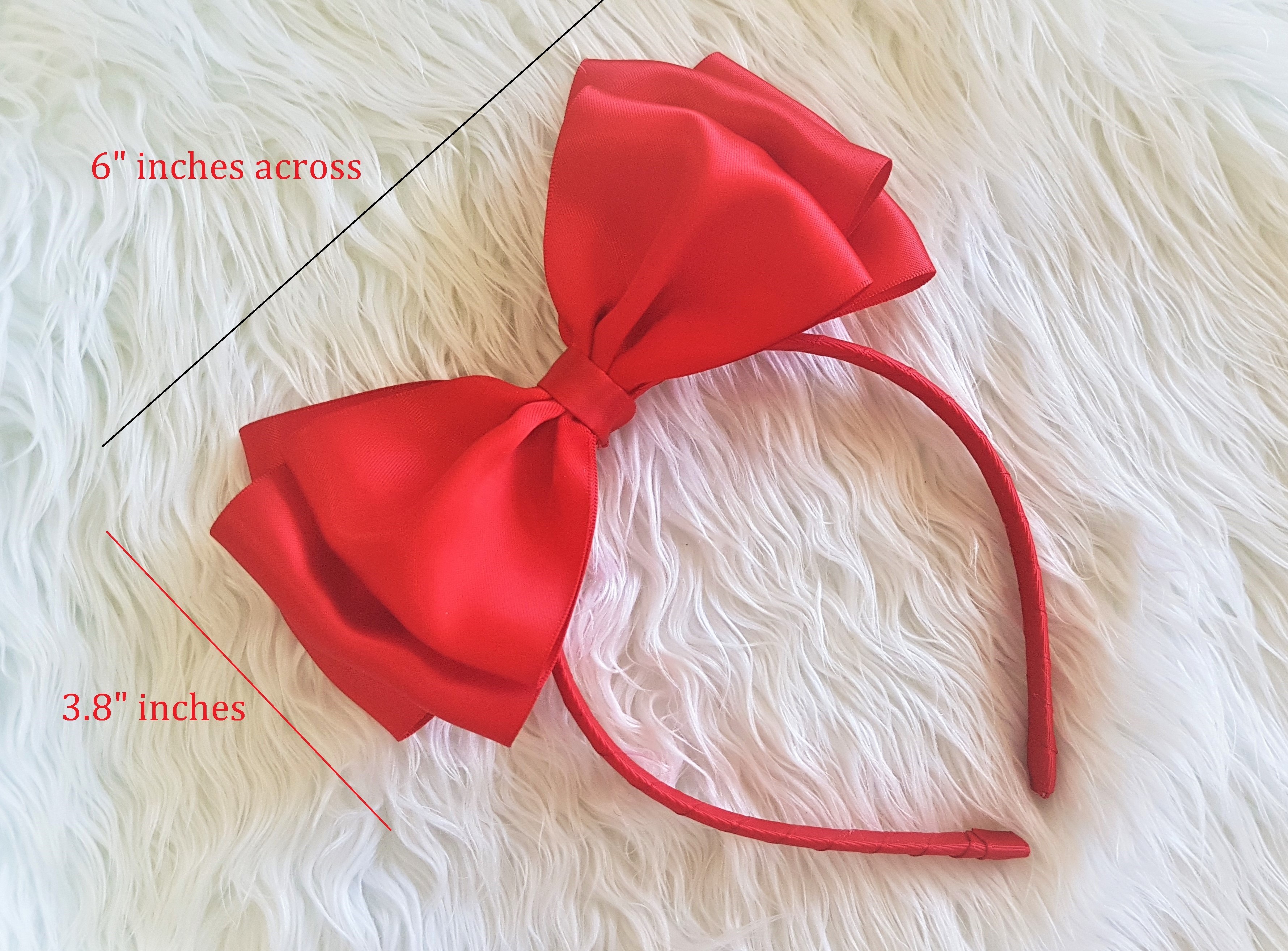 red bow headband snow white