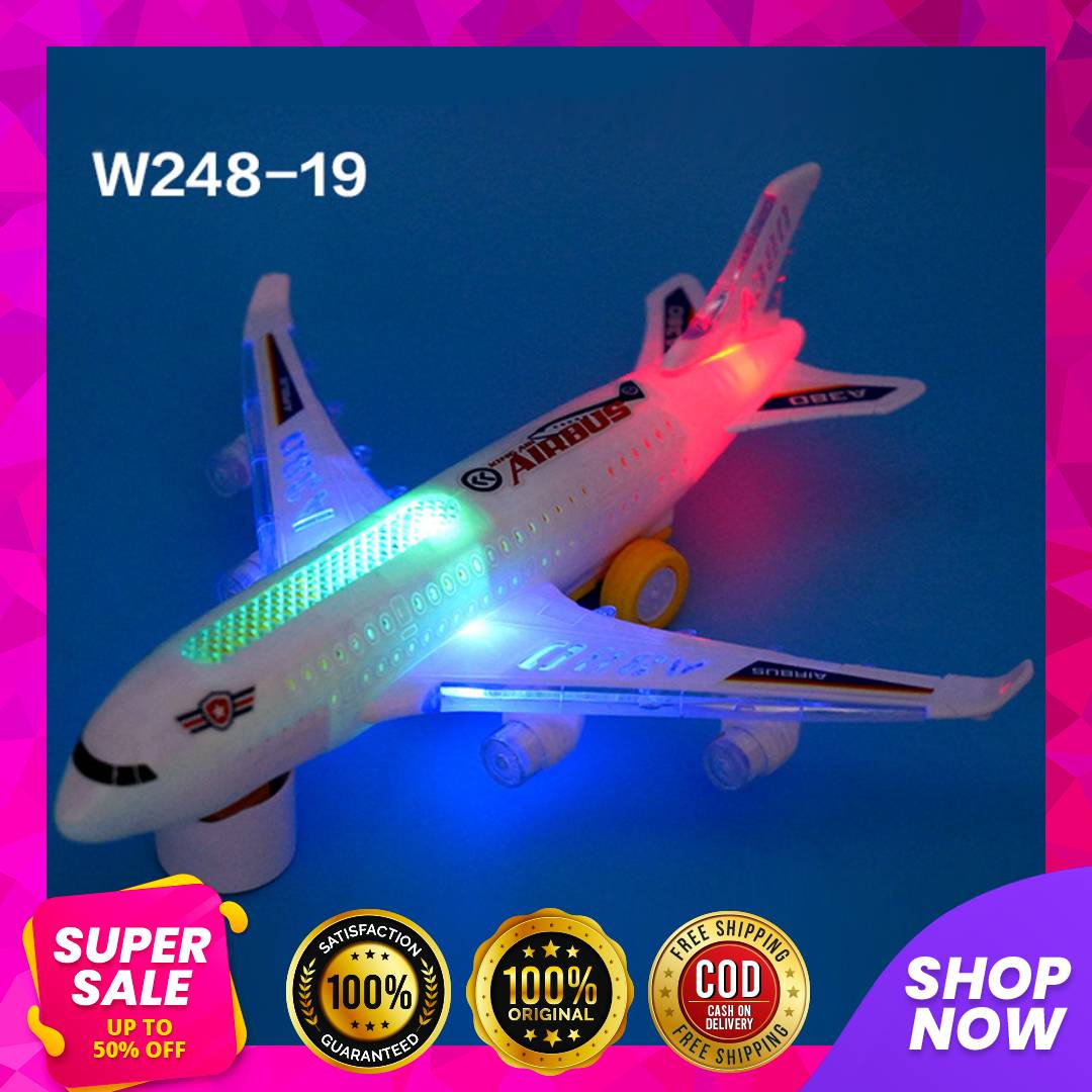 Best Seller Cod Airplane Toy Luxury Airbus With Lights And Sounds Omni 