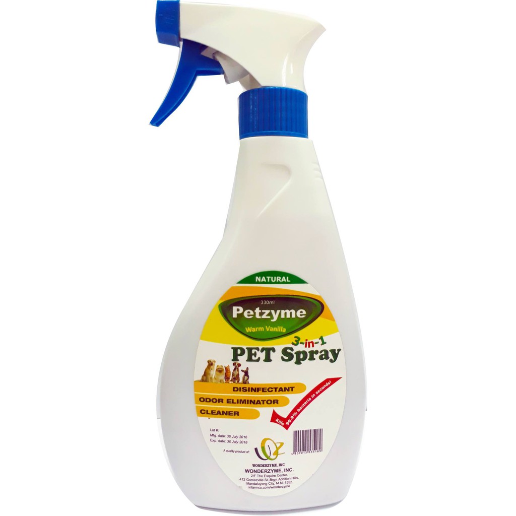 Petzyme Pet 3 in 1 Odor Remover Spray Lazada PH