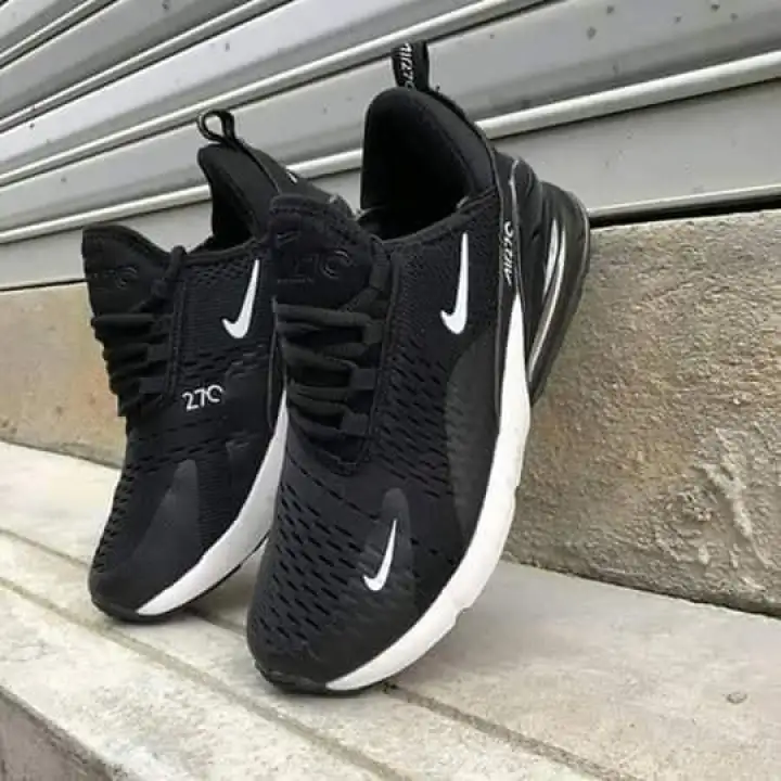AIRMAX 270 BLACK WHITE NICE QUALITY SHOES FOR MEN AND WOMEN | Lazada PH