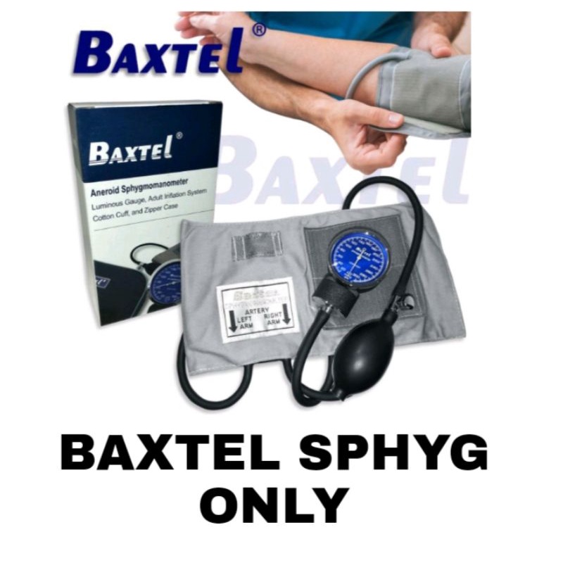BAXTEL Aneroid Sphygmomanometer and DoubleHead Stethoscope (100