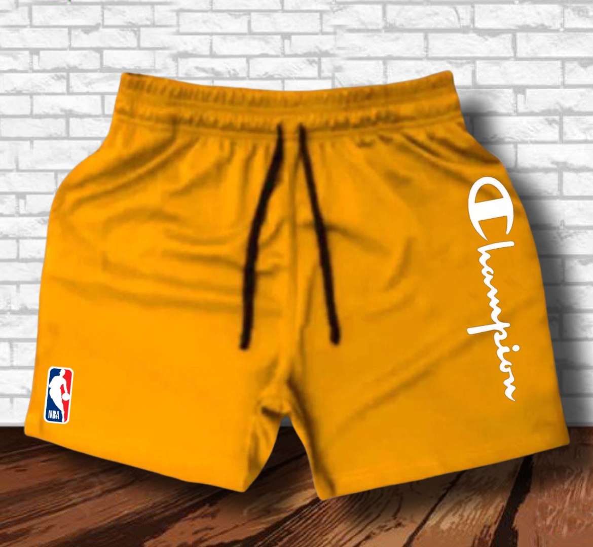 orange champion shorts