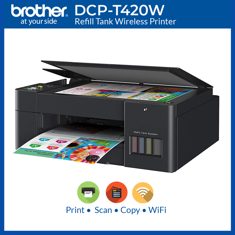 Brother DCP T420W Wireless or WiFi 