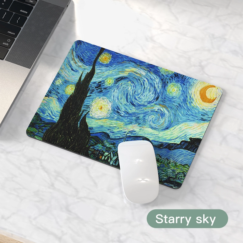 Niye Square Cartoon Mouse Pad Colorful Pattern Non-Slip Mousepad Notebook Mat 260*210*3mm (1)