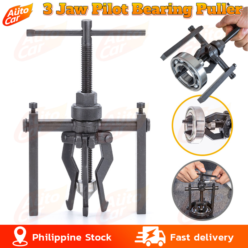 3 Jaw Pilot Inner Bearing Puller Bushing Gear Extractor Motorcycle 15