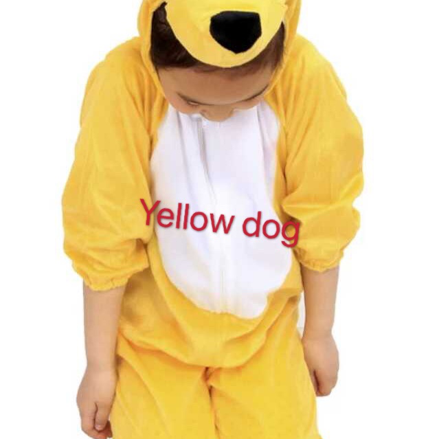Yellow dog costume for kids 49yrs Lazada PH